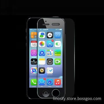 0.3mm Arc Edge Premium Tempered Glass Screen Protector for iPhone 5/5s, Toughened Protective Film
